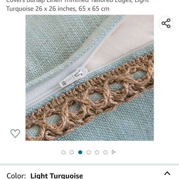 Pack of 2 farmhouse decorative throw pillow covers , linen 26×26 beautif… - Picture 3 of 4